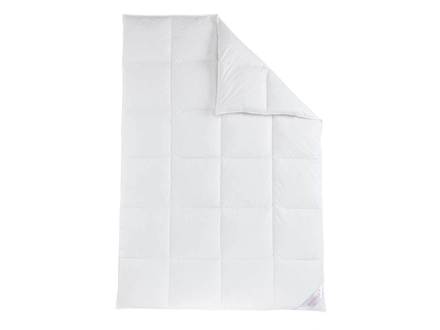 SANNWALD Kołdra puchowa kasetowa bardzo ciepła