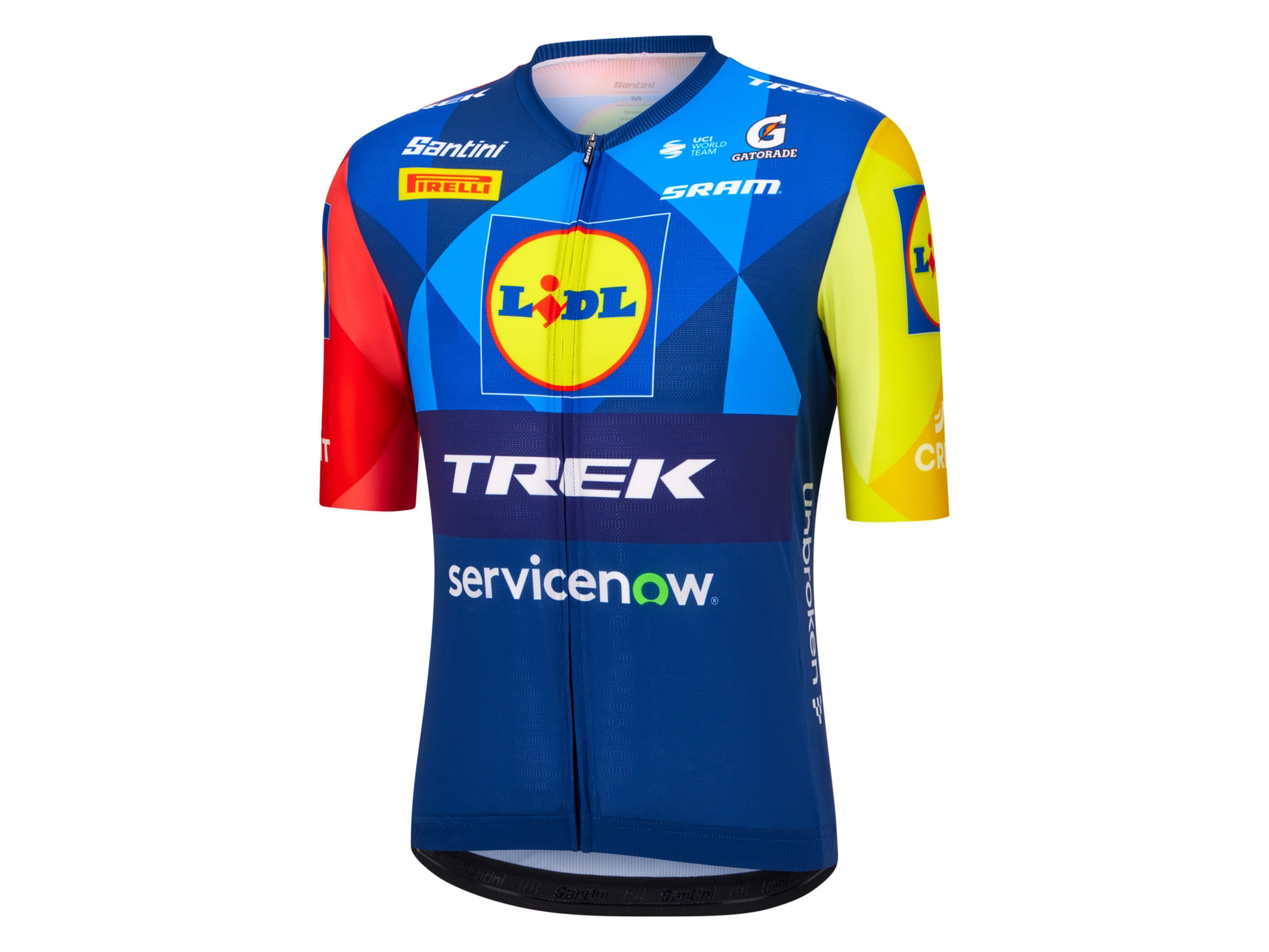 SANTINI Koszulka męska z krótkim rękawem Team Lidl-Trek 2026