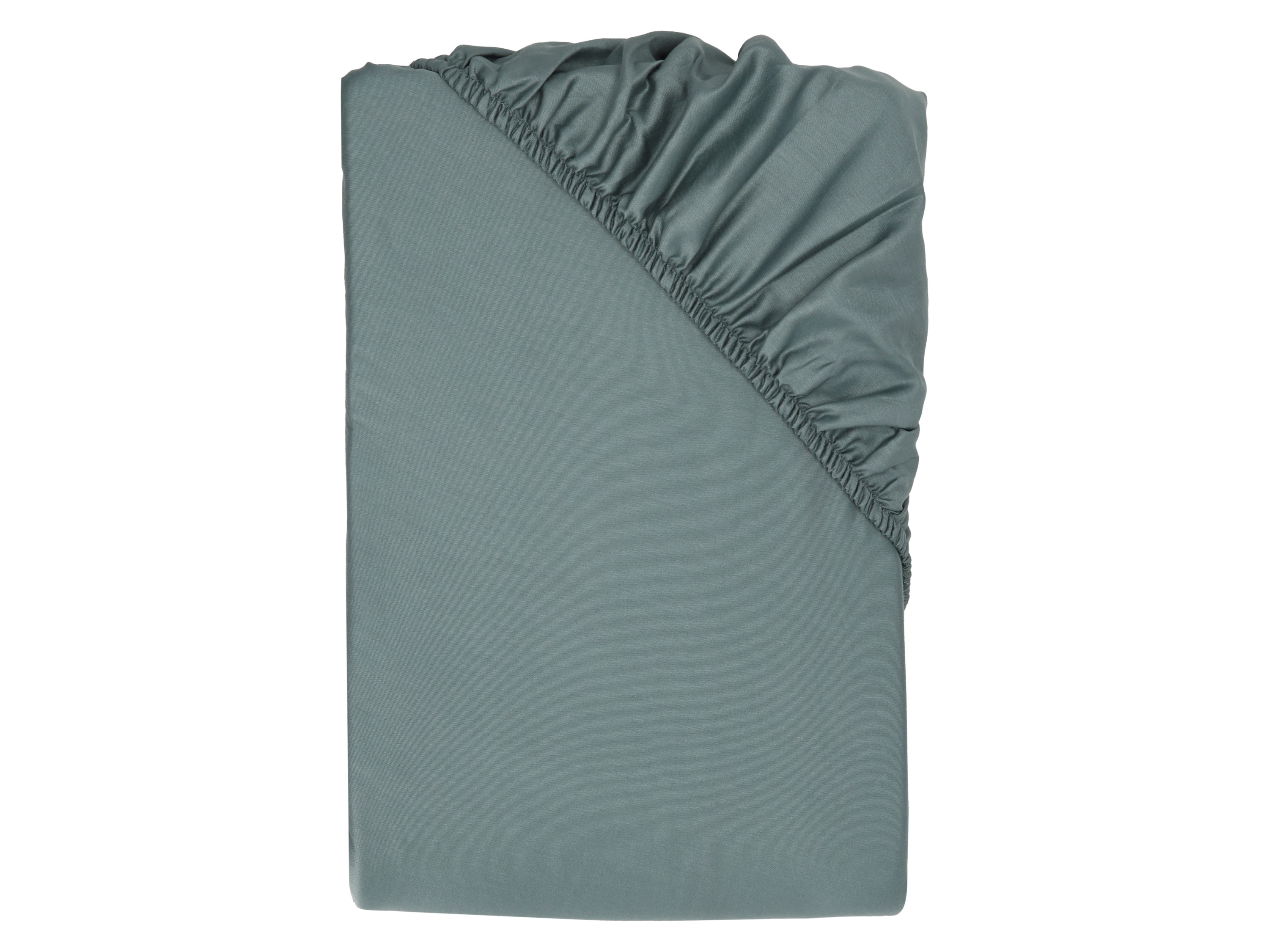 LIVARNO® Prześcieradło satynowe z gumką, 90-100 x 200 cm (Turkusowy)