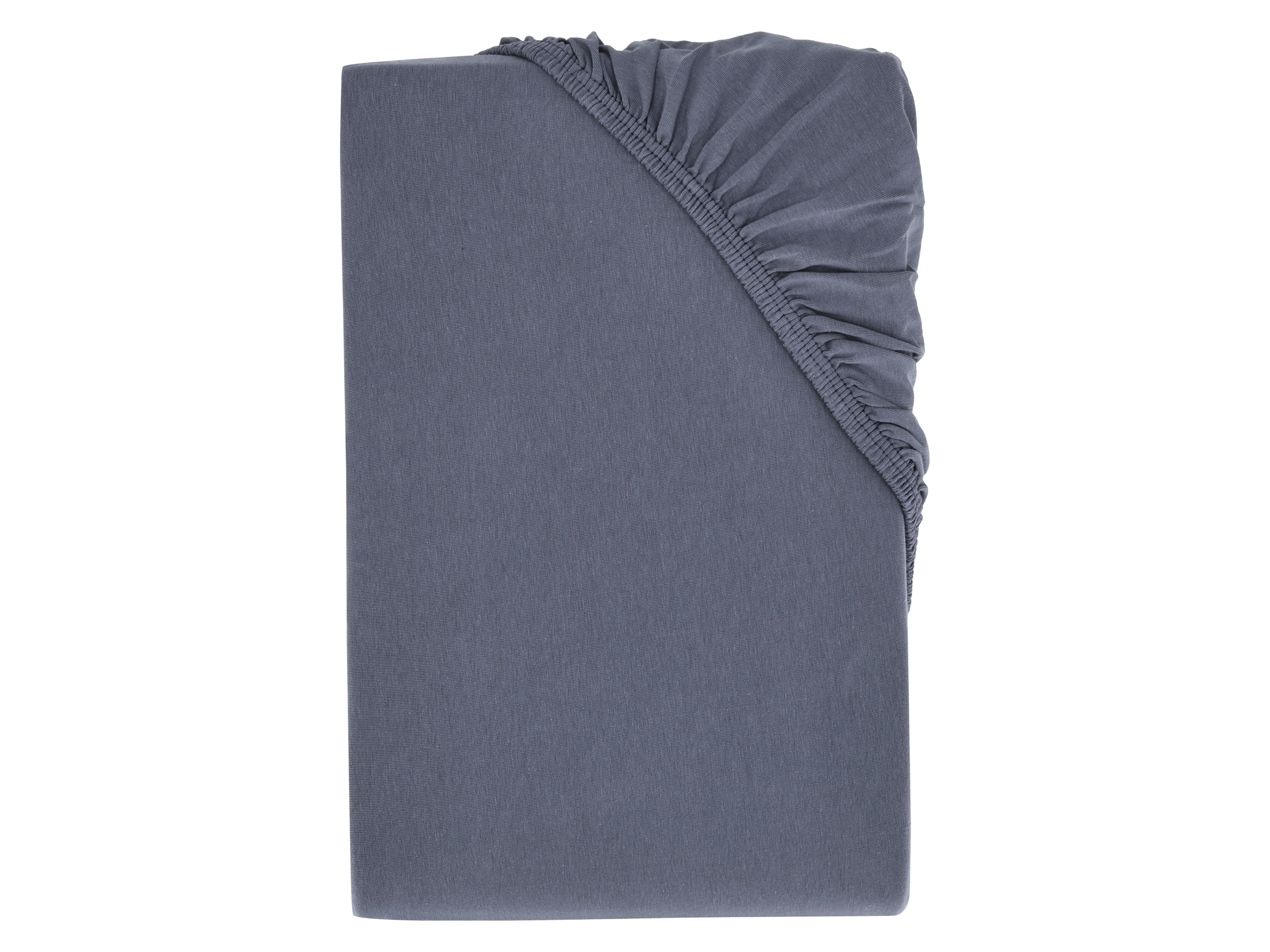LIVARNO HOME Prześcieradło z dżerseju z gumką bi-elastic, 90-100 x 200 cm (Niebieski)
