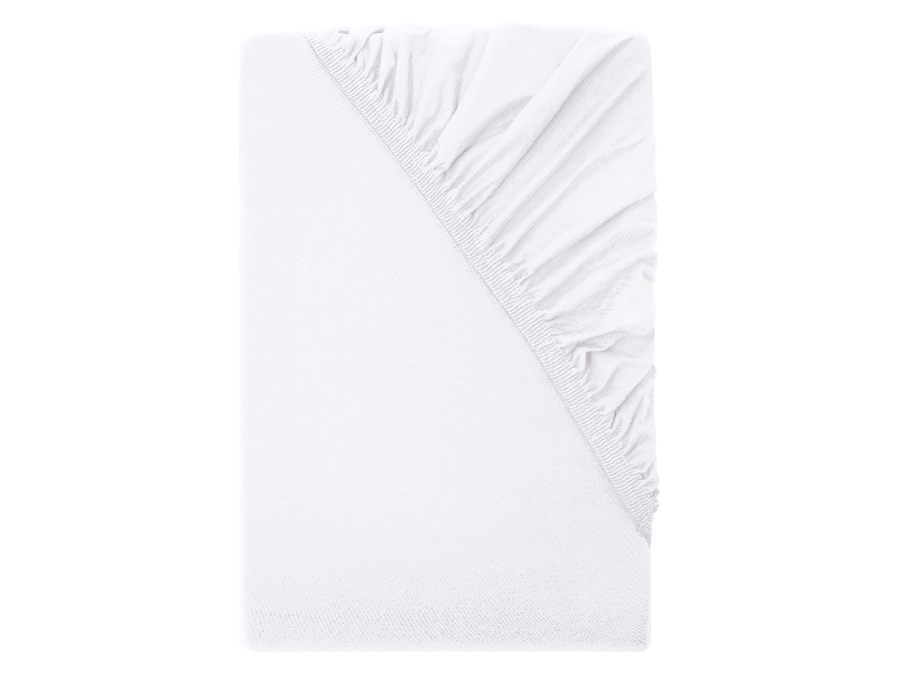 LIVARNO® Prześcieradło z gumką dżersejowe Boxspring, 180-200 x 200 cm (Biały)