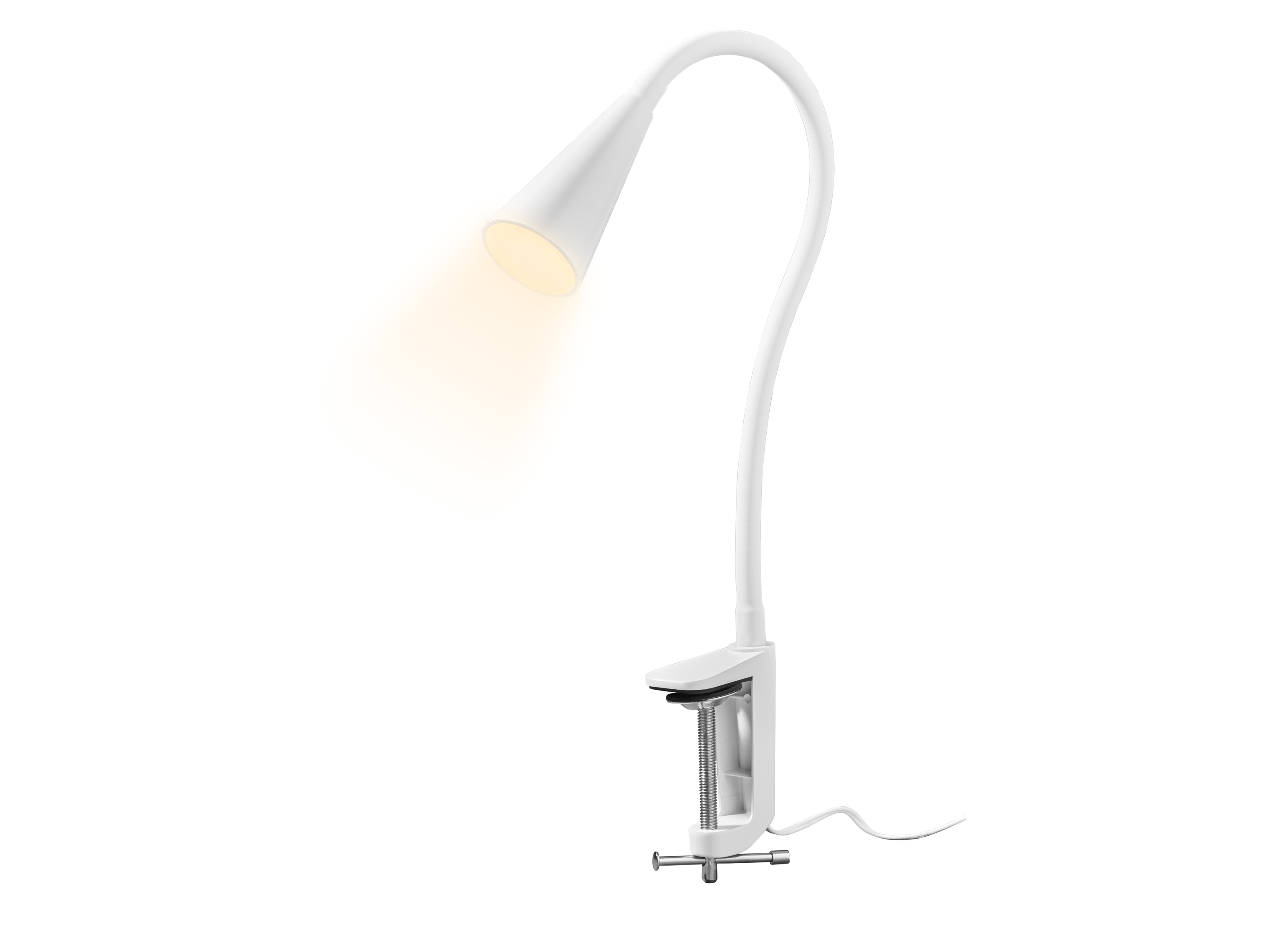 LIVARNO® Lampka LED z mocowaniem, 3,5 W (Reflektor LED z klipsem, Biały)