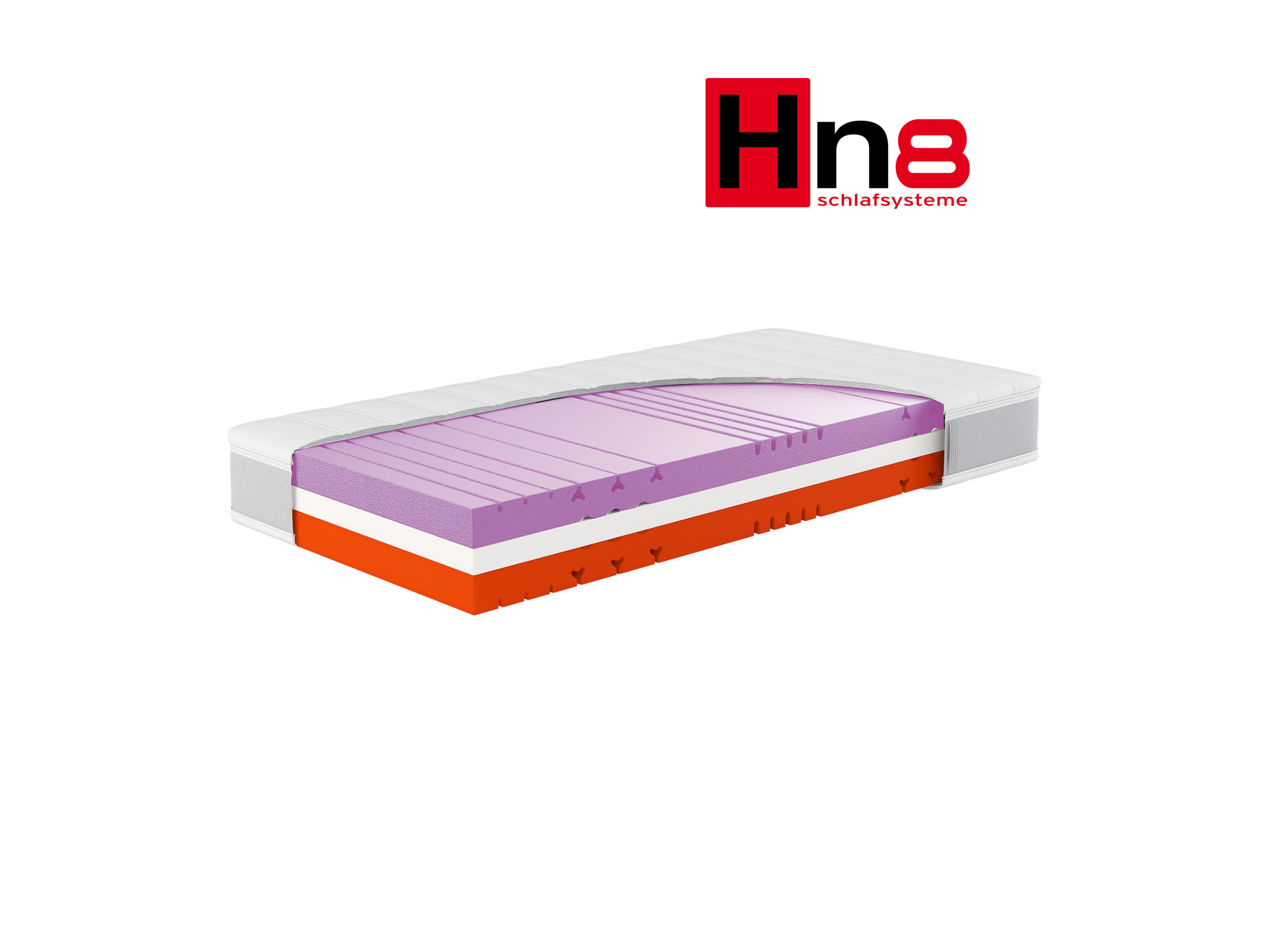 HN8 SCHLAFSYSTEME Materac piankowy 7-strefowy Sleep Balance Pro (H3/H4, 90 x 190 cm)