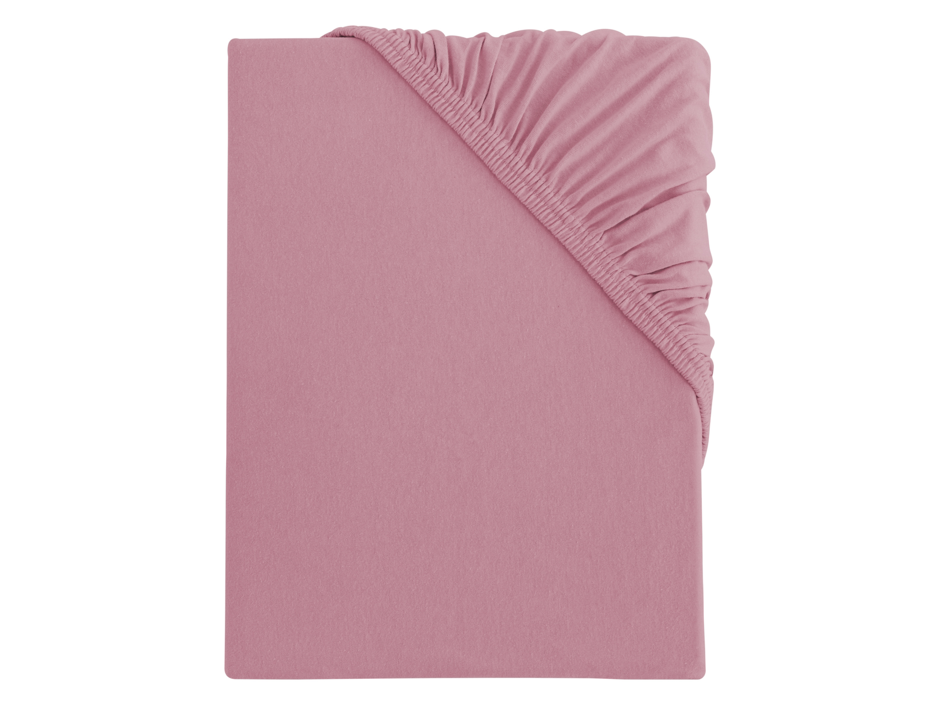 S.OLIVER Prześcieradło bi-elastic z dżerseju z gumką, 90-100 x 200 cm (Różowy)