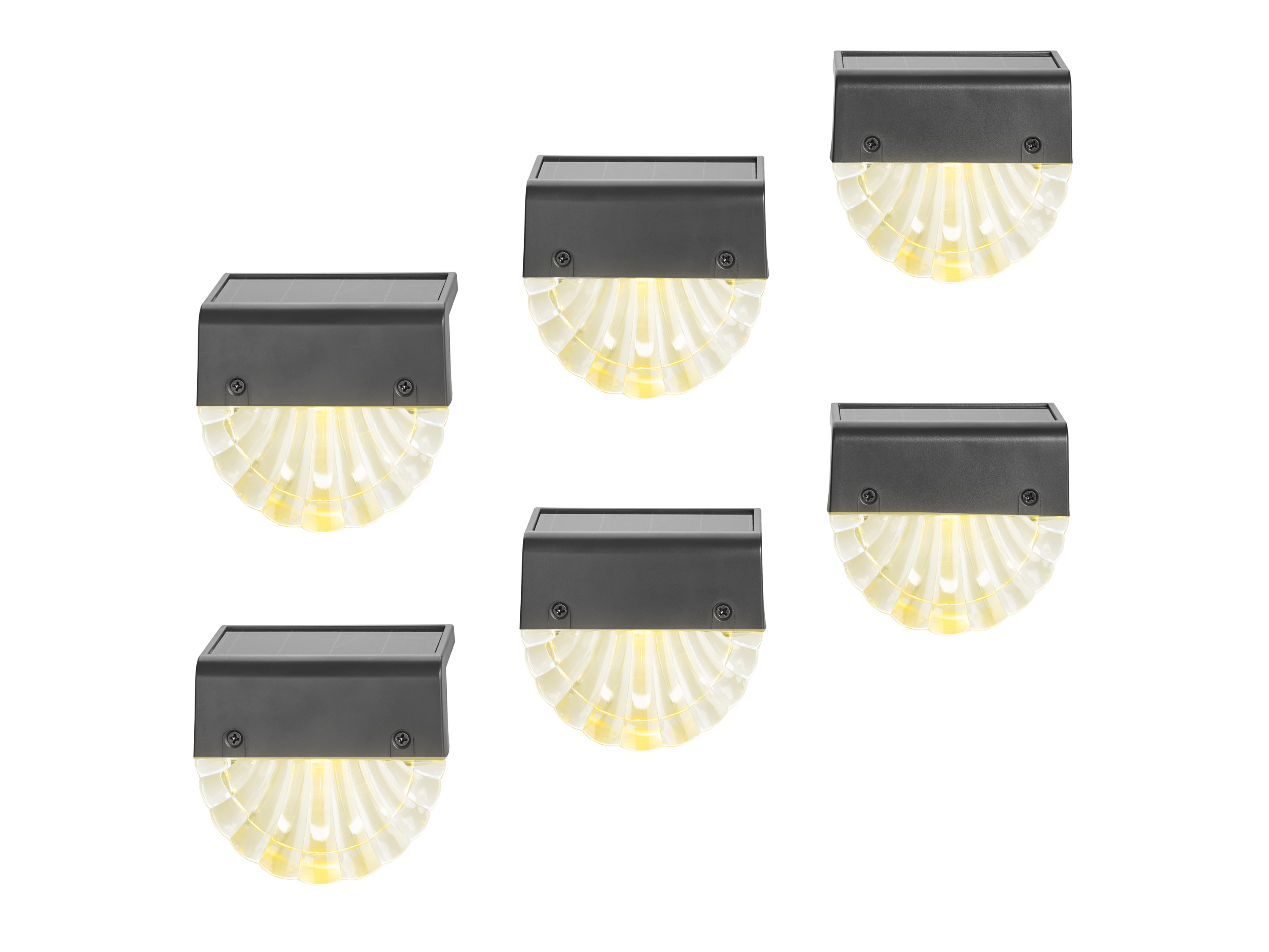 LIVARNO® Zestaw 6 lampek solarnych LED (Okrągłe)