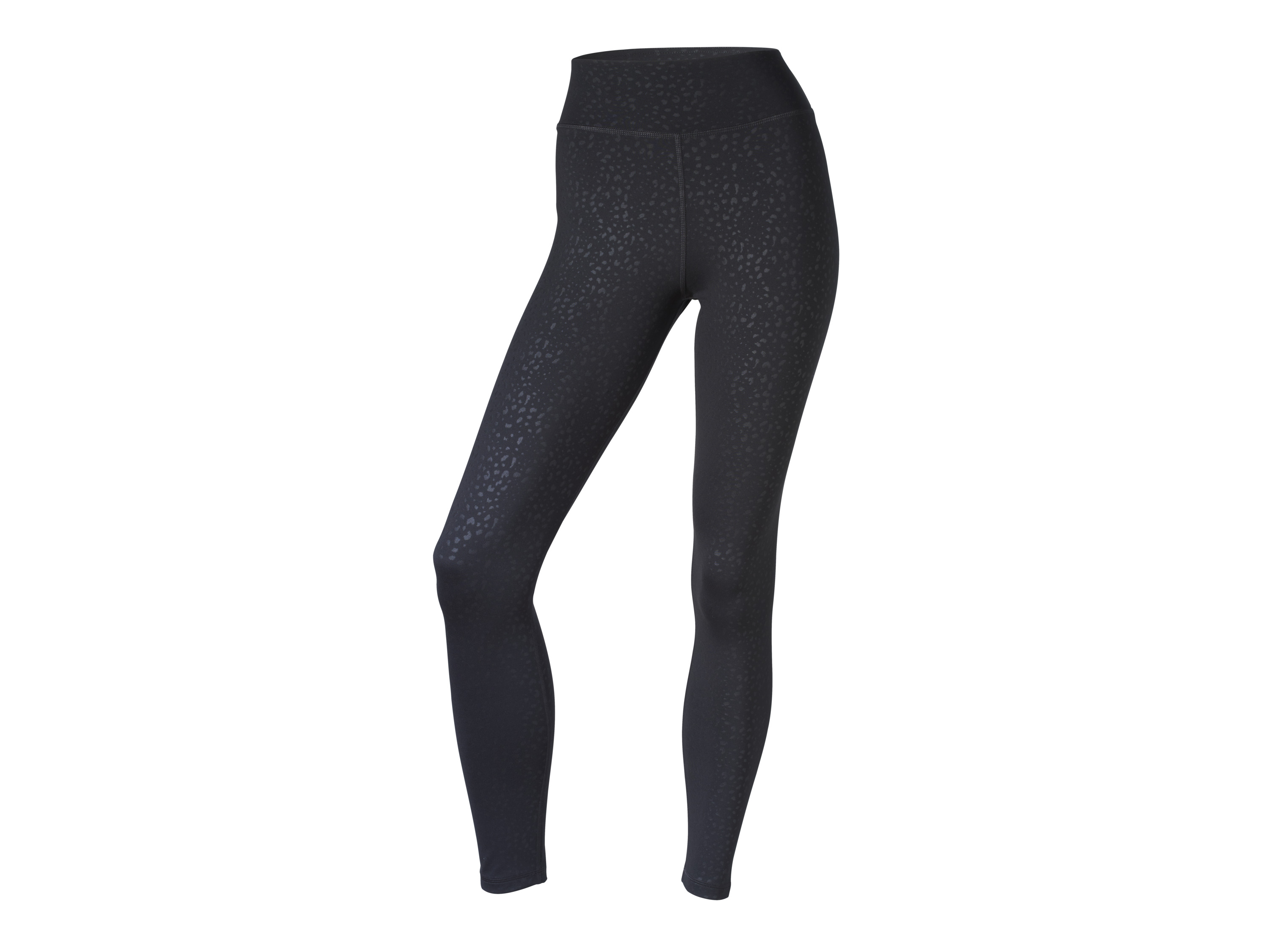 CRIVIT Legginsy funkcyjne damskie z wysokim stanem (Wzorzysty/czarny, S(36/38))