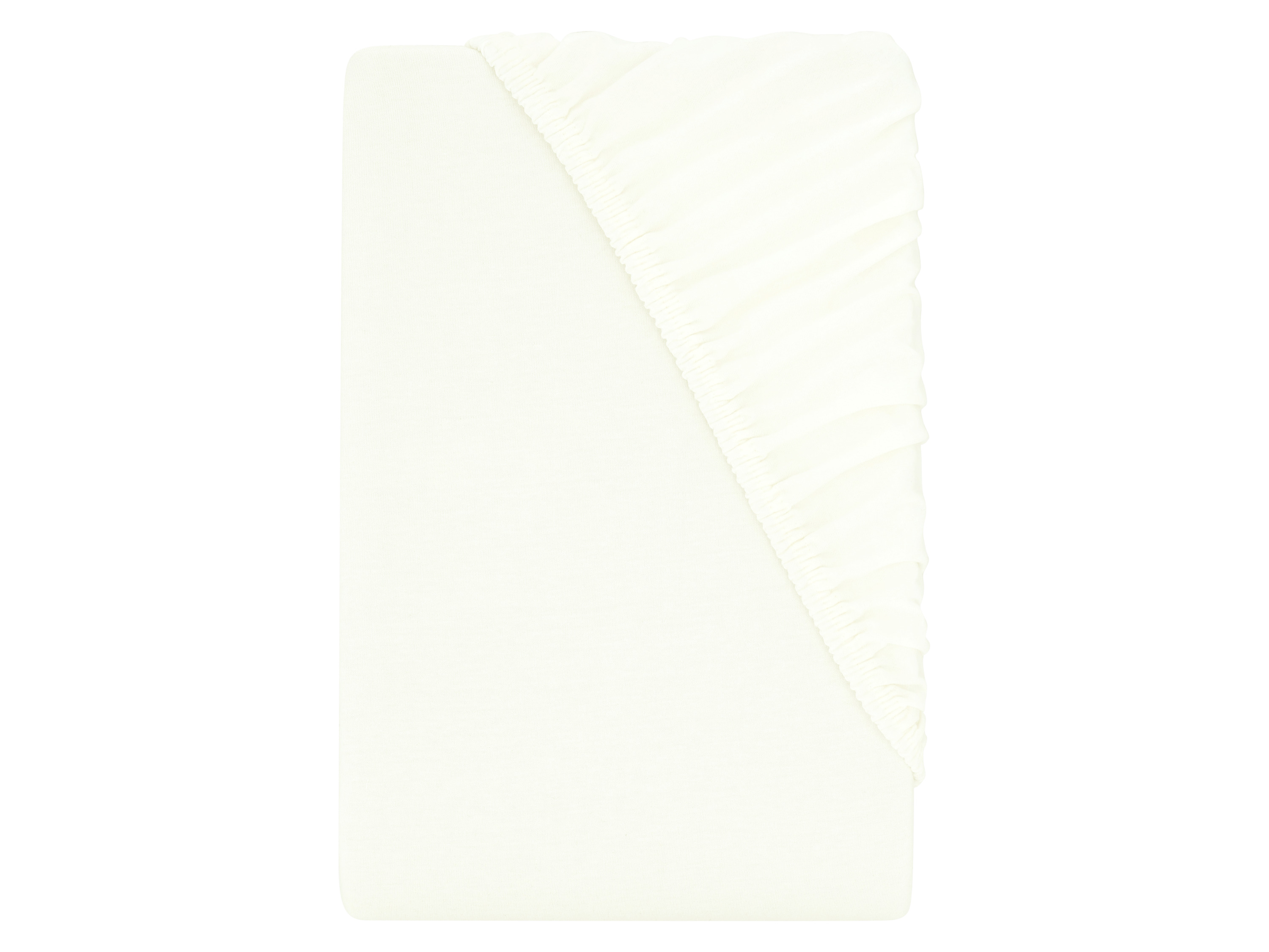 LIVARNO® Prześcieradło z dżerseju z gumką, 140-160 x 200 cm (Biały)