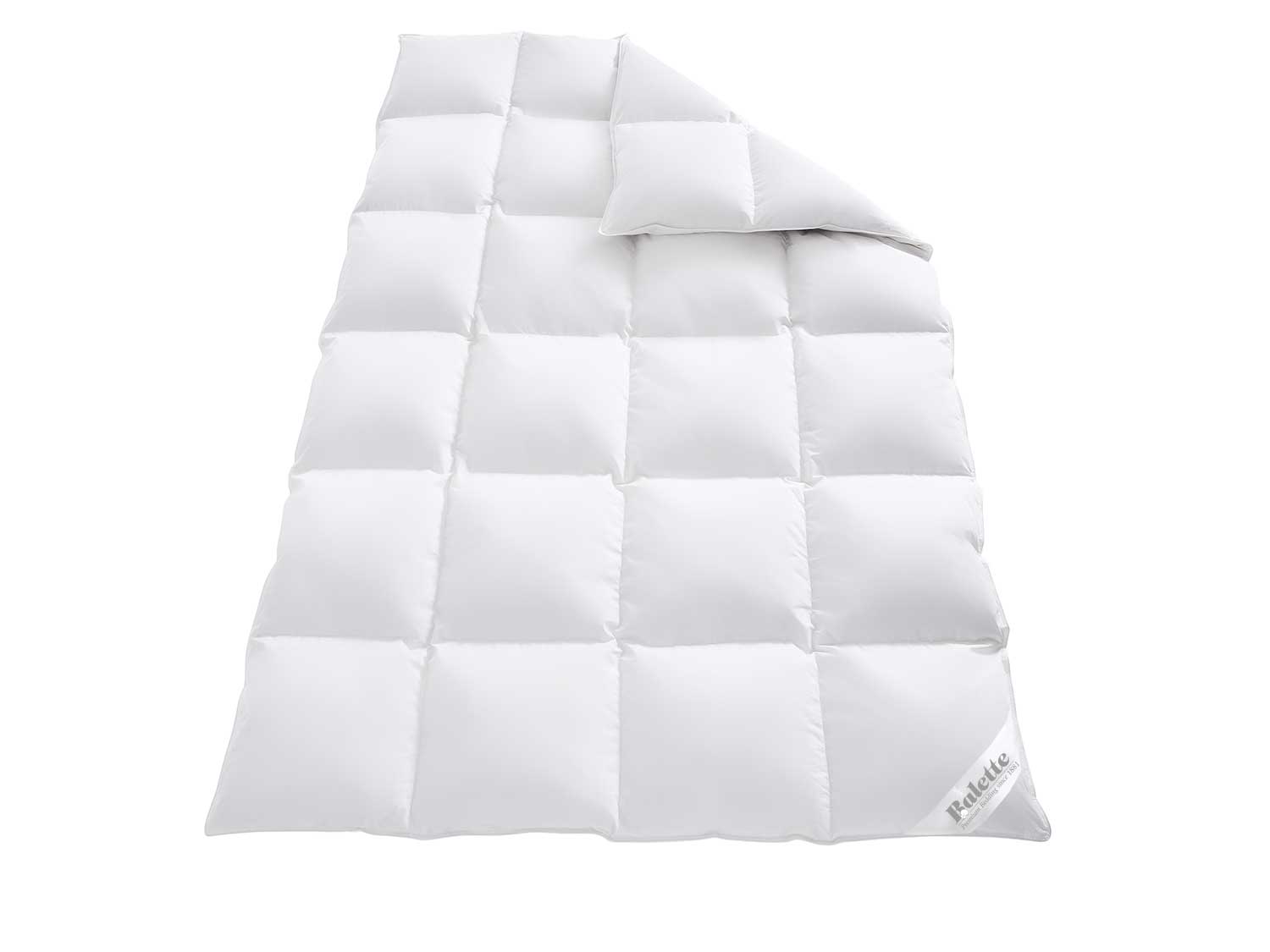 BALETTE Puchowa kołdra kasetowa Premium Elegance, ciepła (200 x 220 cm)
