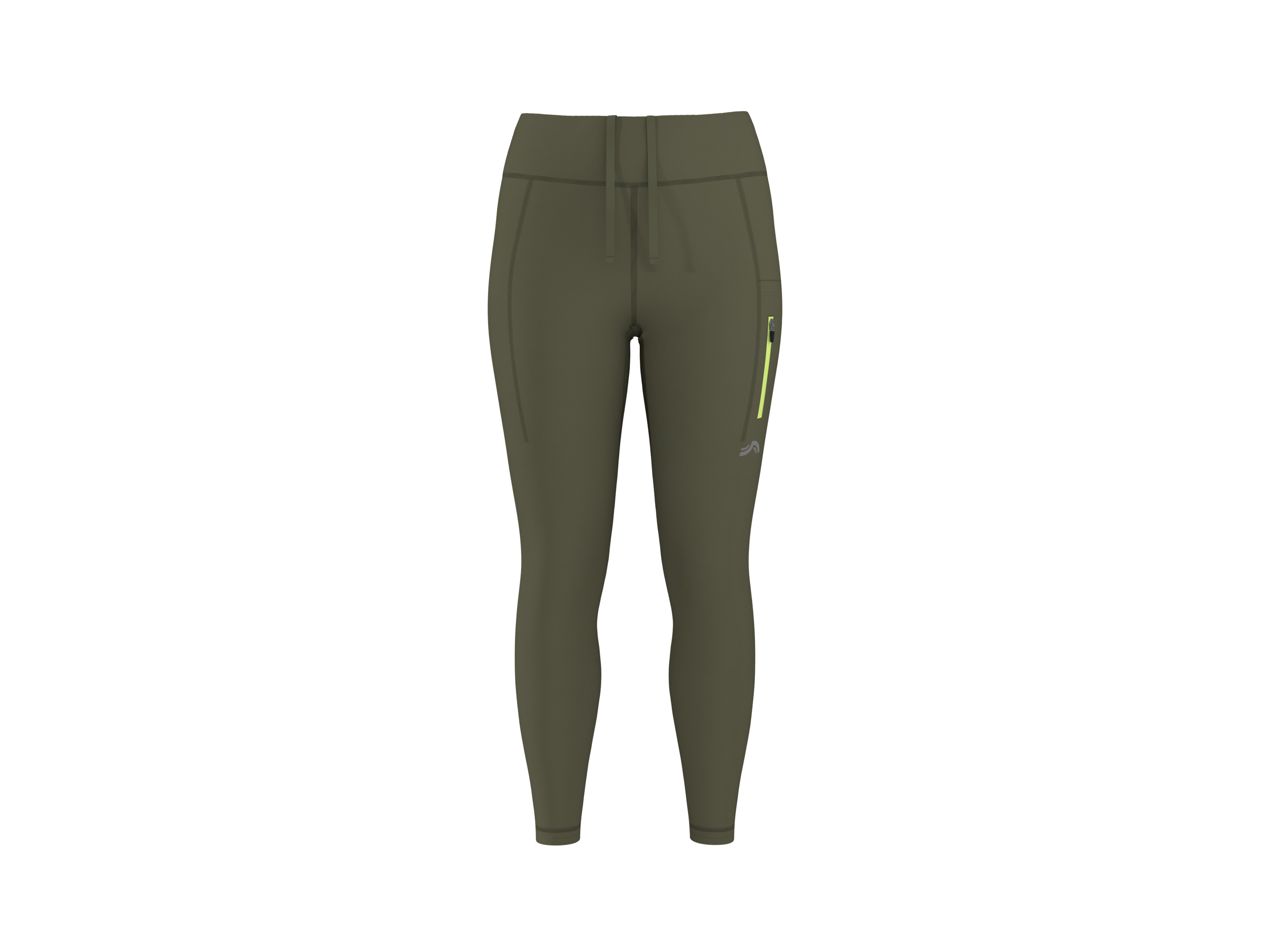 CRIVIT Legginsy funkcyjne damskie (Zielona, S (36-38))
