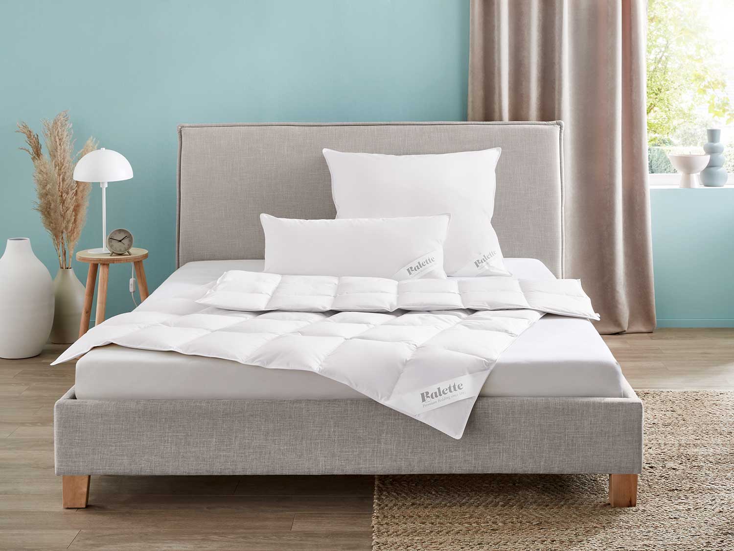 OBB Puchowa kołdra kasetowa Premium Elegance, medium (200 x 220 cm)