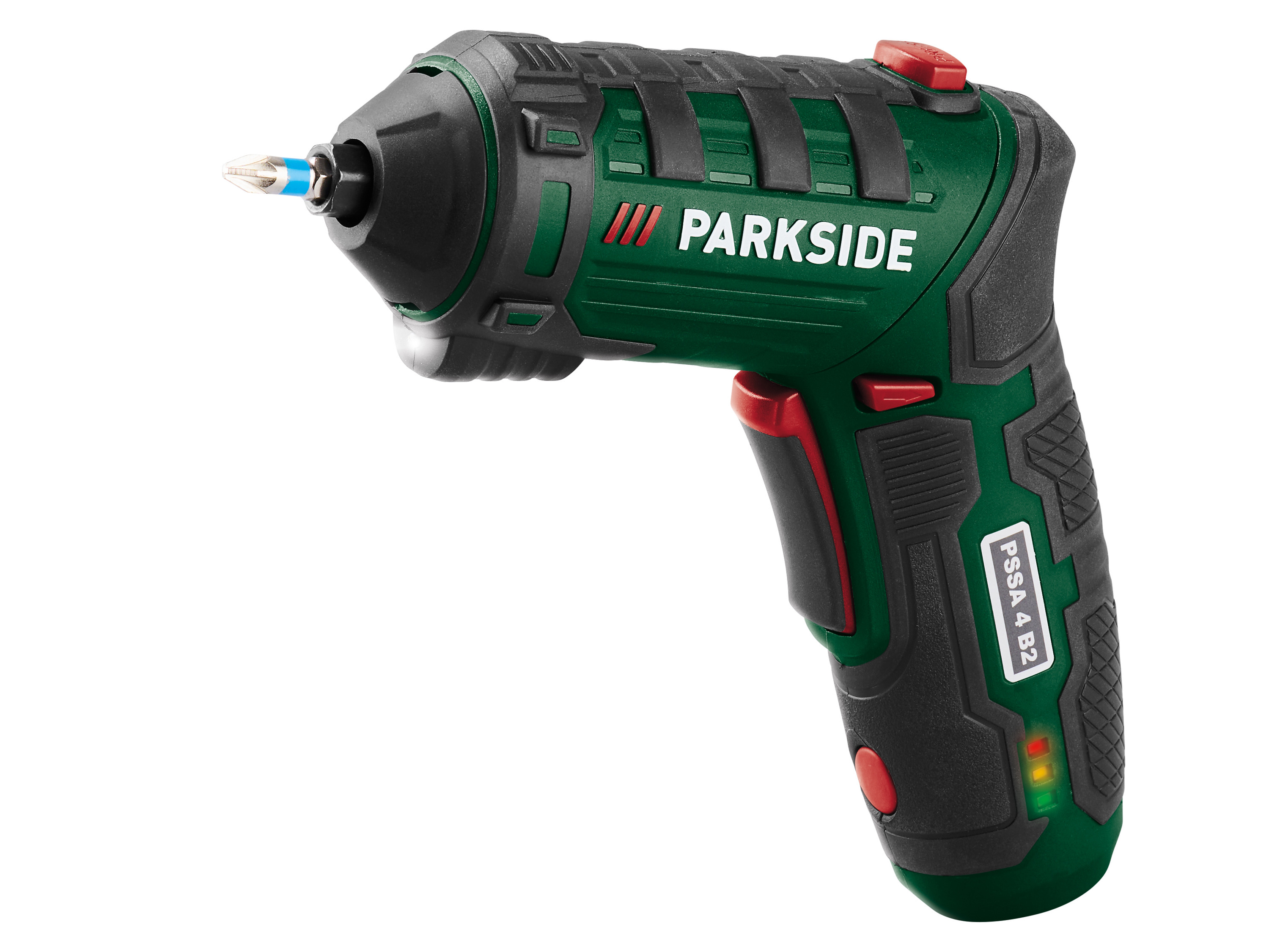 PARKSIDE® Akumulatorowy wkrętak prosty 4 V  PSSA 4 B2 (z akumulatorem i kablem do ładowania, bez zasilacza)