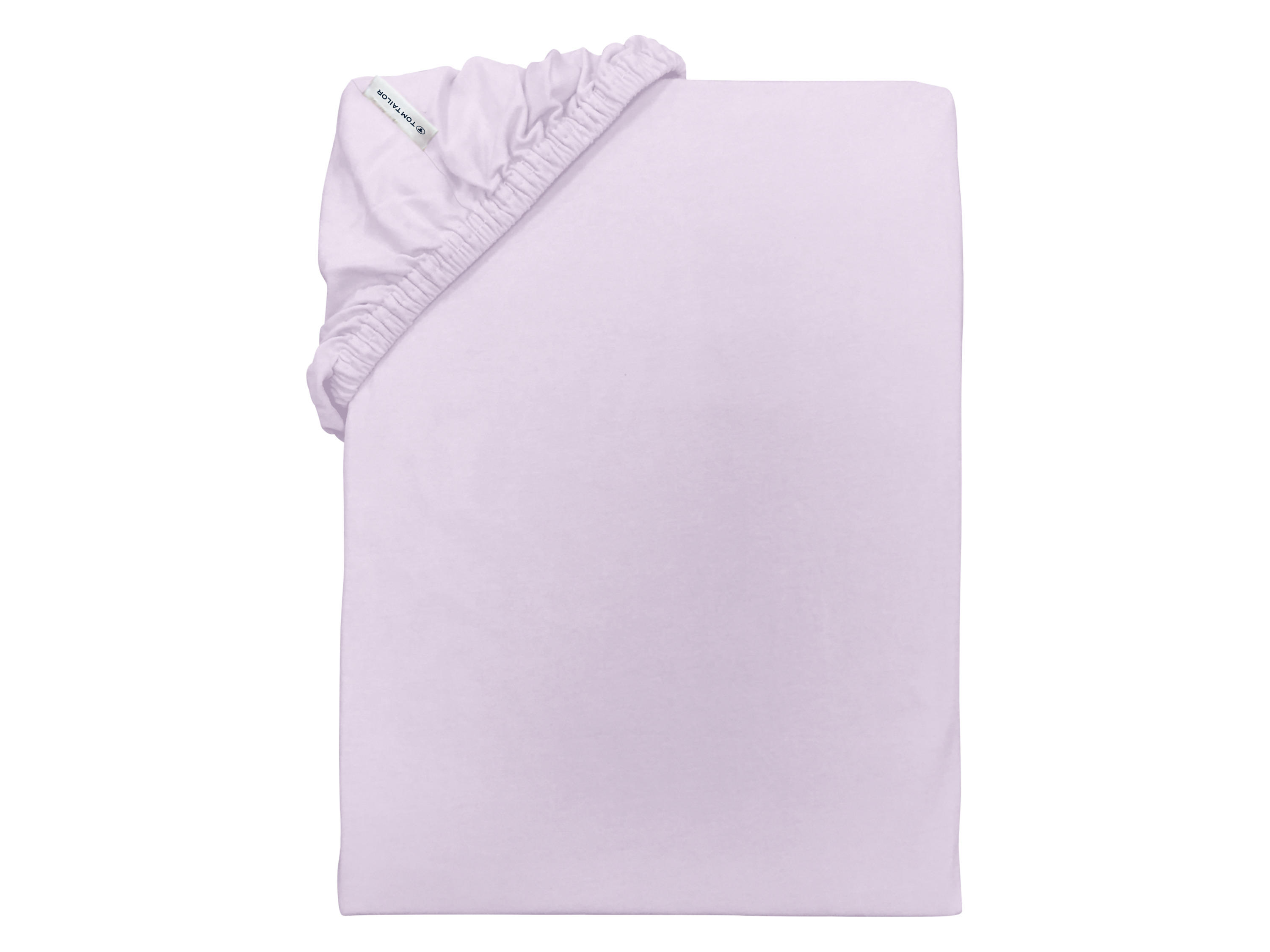 TOM TAILOR Prześcieradło z dżerseju z gumką, 180-200 x 200 cm (Lila)