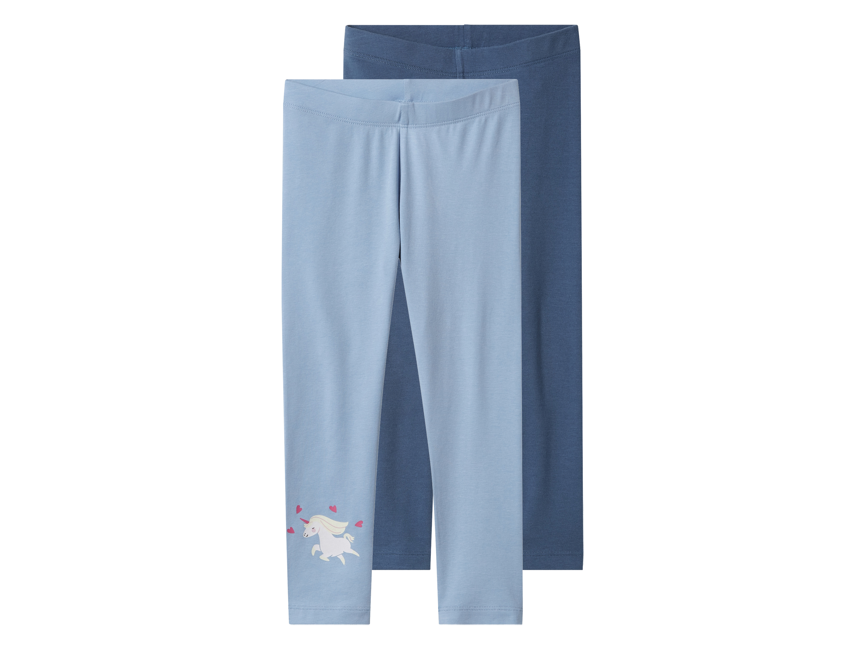 LUPILU® Legginsy dziecięce z bawełną, 2 pary 