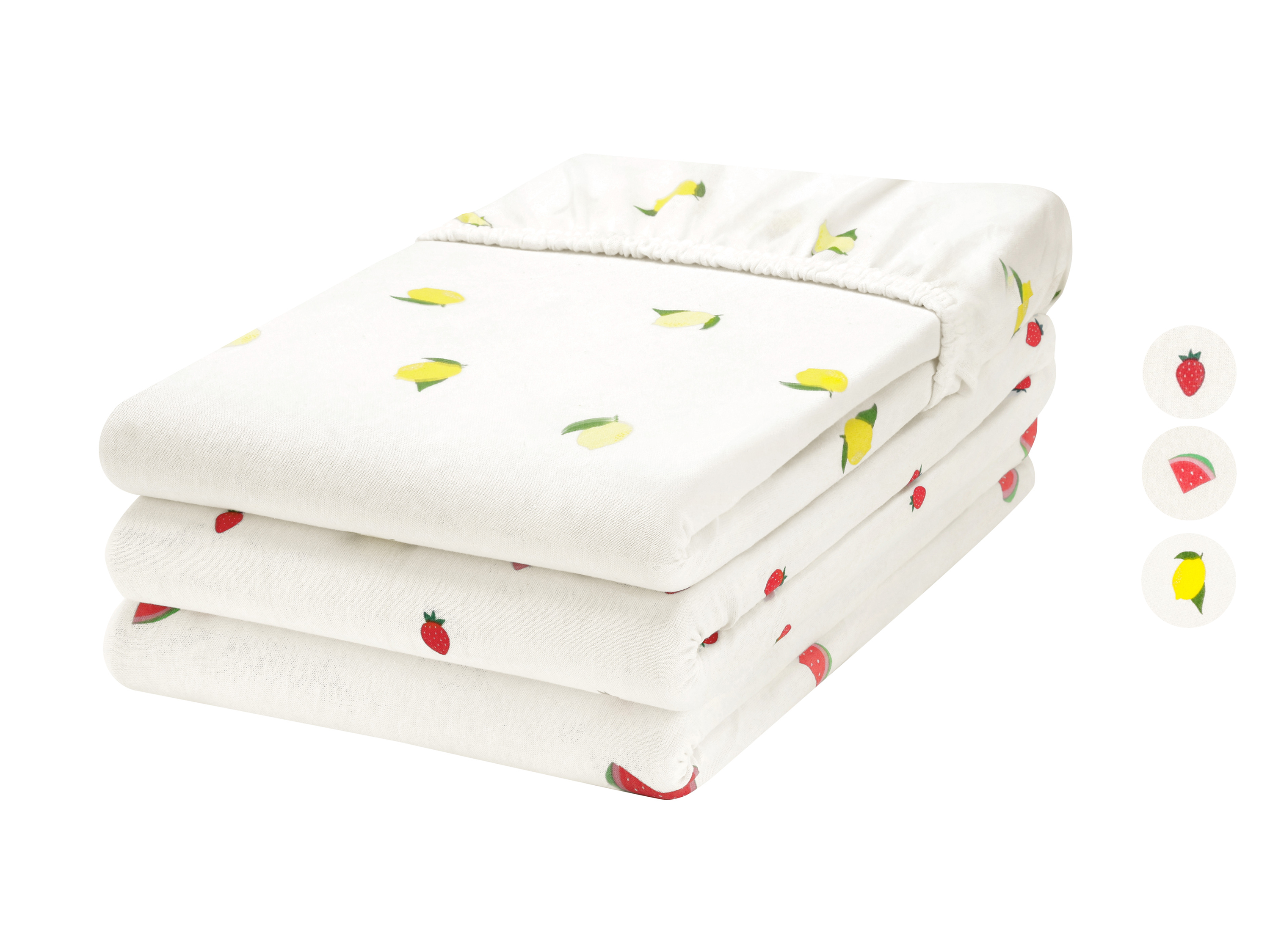 LIVARNO® Prześcieradło z gumką z nadrukiem, 90-100 x 200 cm