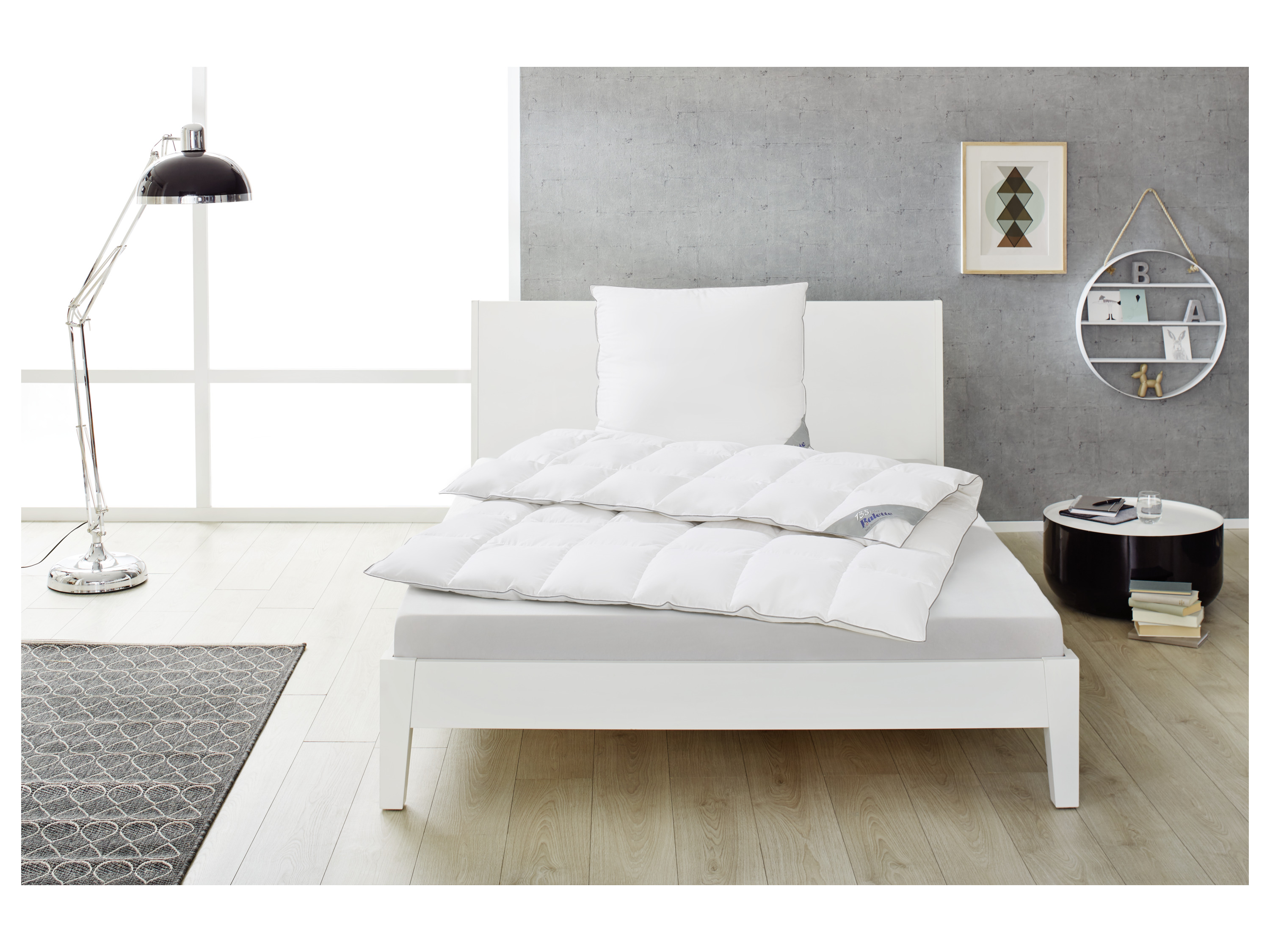 BALETTE Kołdra puchowa kasetowa Premium Selection (średni, 140 x 200 cm)
