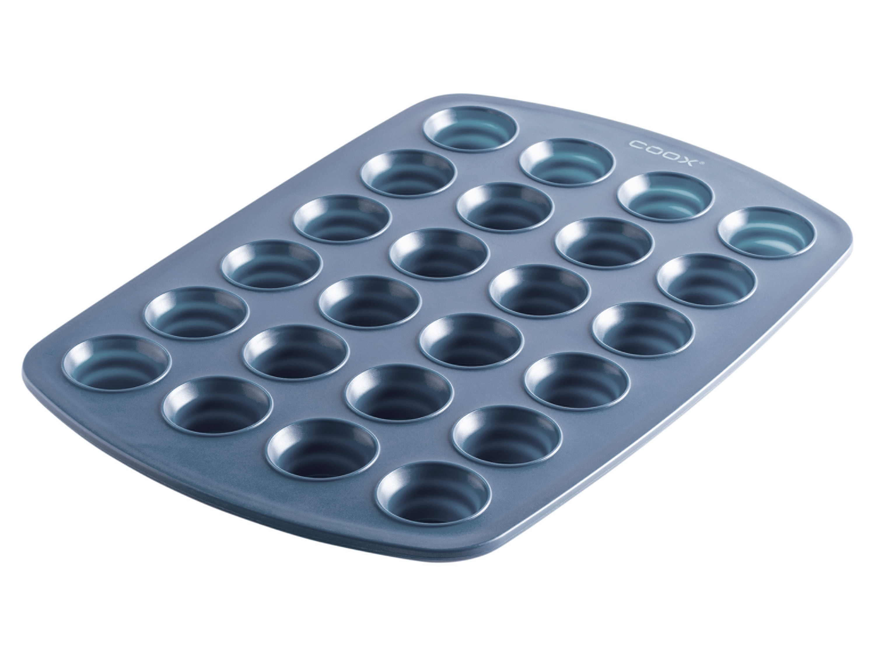 COOX Forma do muffinów silikonowa (Szaroniebieski)