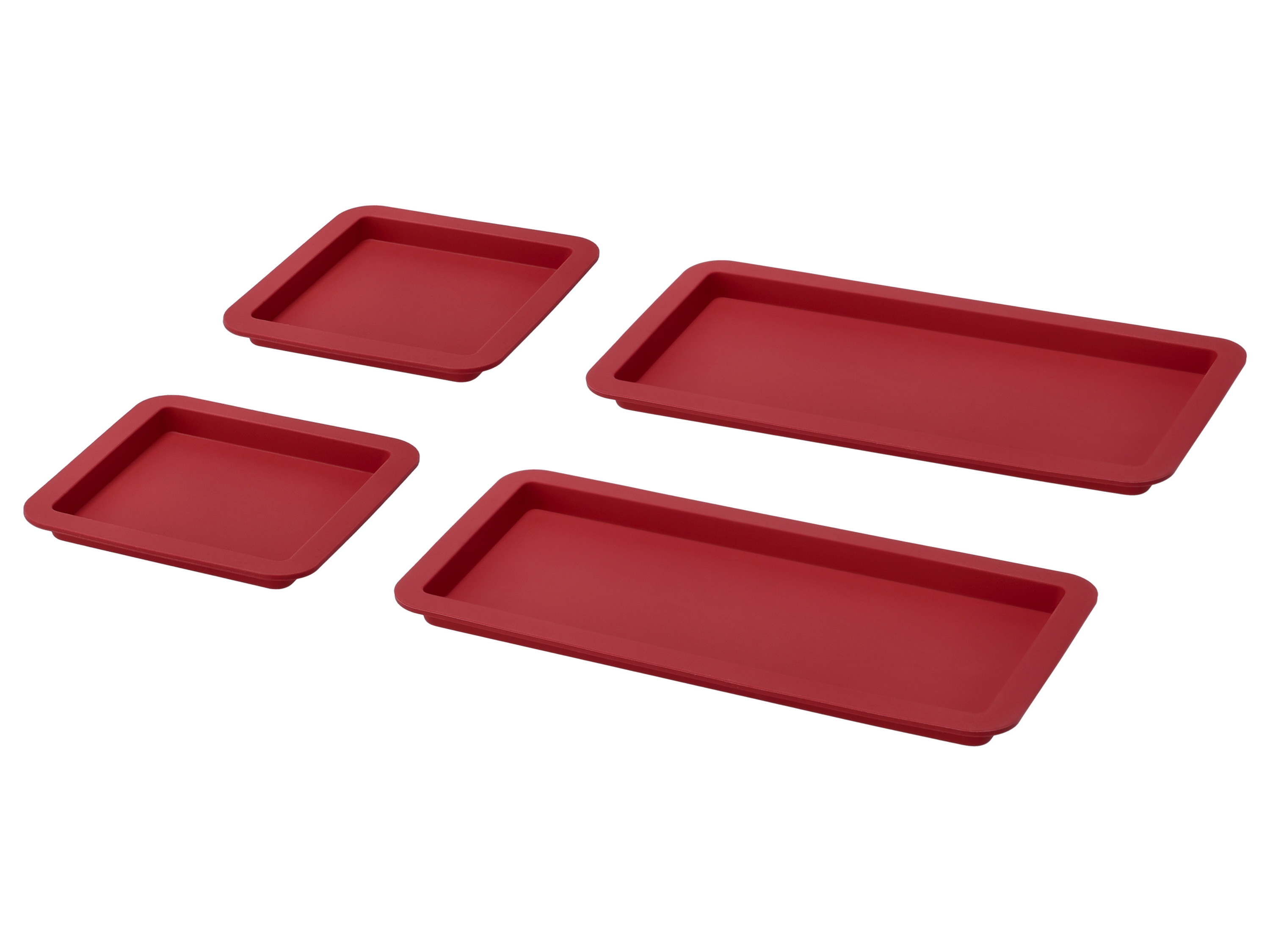 SILVERCREST® Zestaw foremek silikonowych/ Forma do chleba/ Zestaw mat do pieczenia (Zestaw 4 mat do pieczenia)