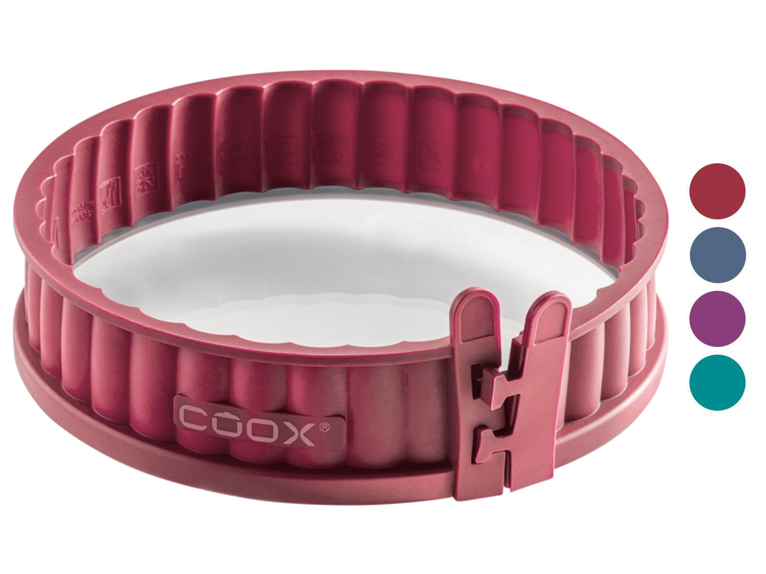 COOX Forma do quiche ze szklanym dnem, Ø 18 cm