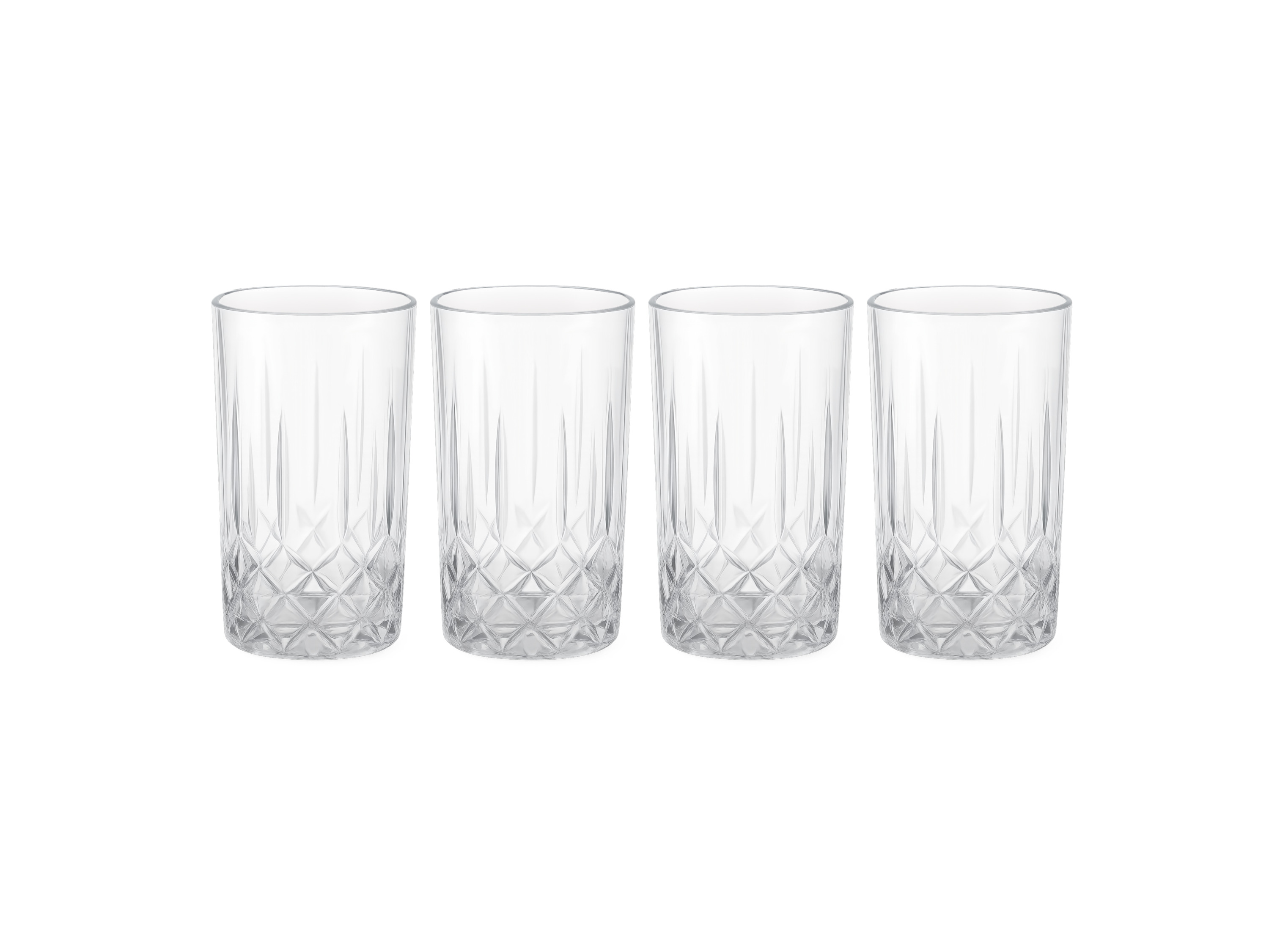 SILVERCREST® Zestaw 4 szklanek, 300 ml lub 320 ml (Szklanki do longdrinków)