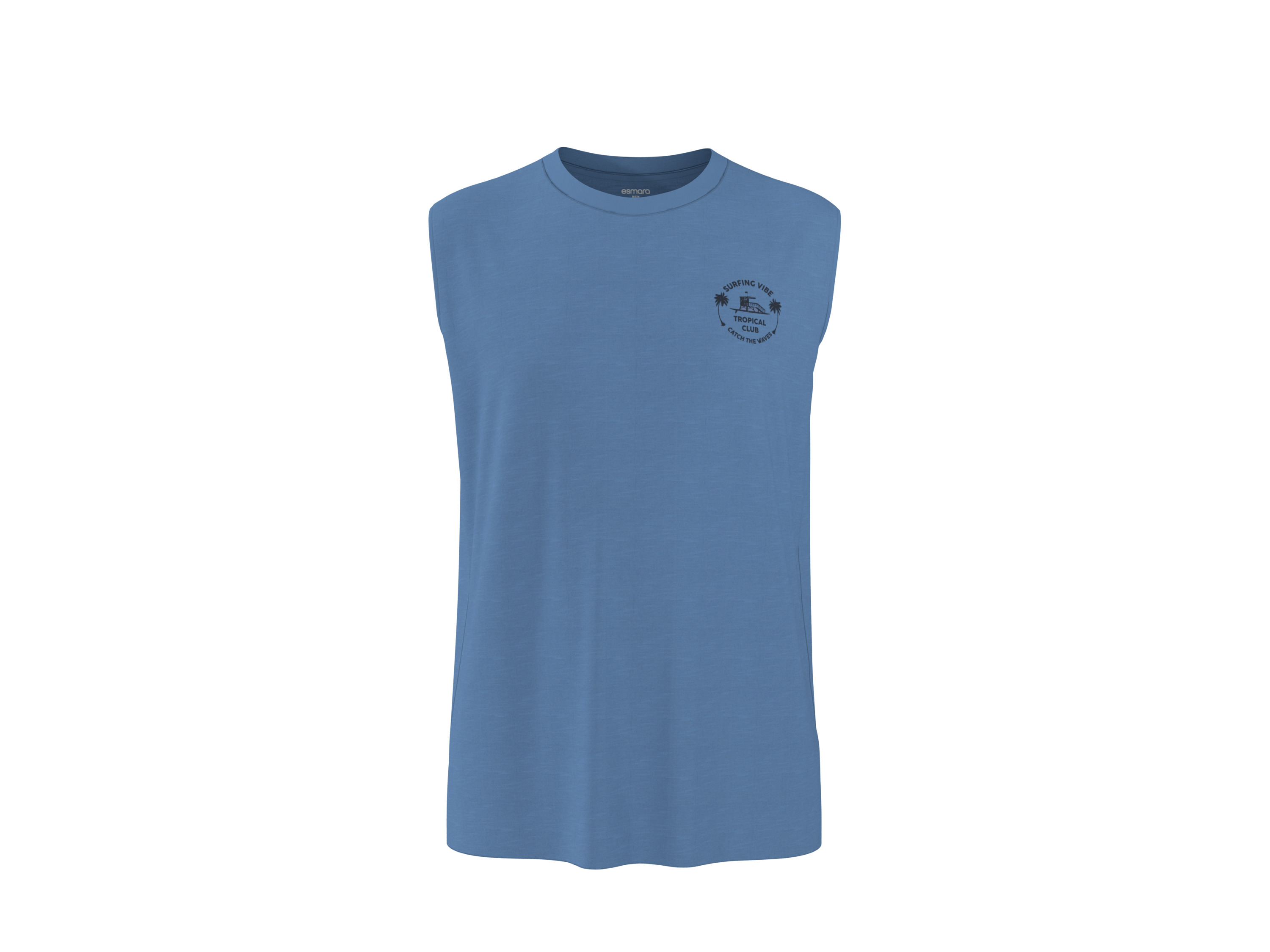 ESMARA® Tank top męski z bawełny 