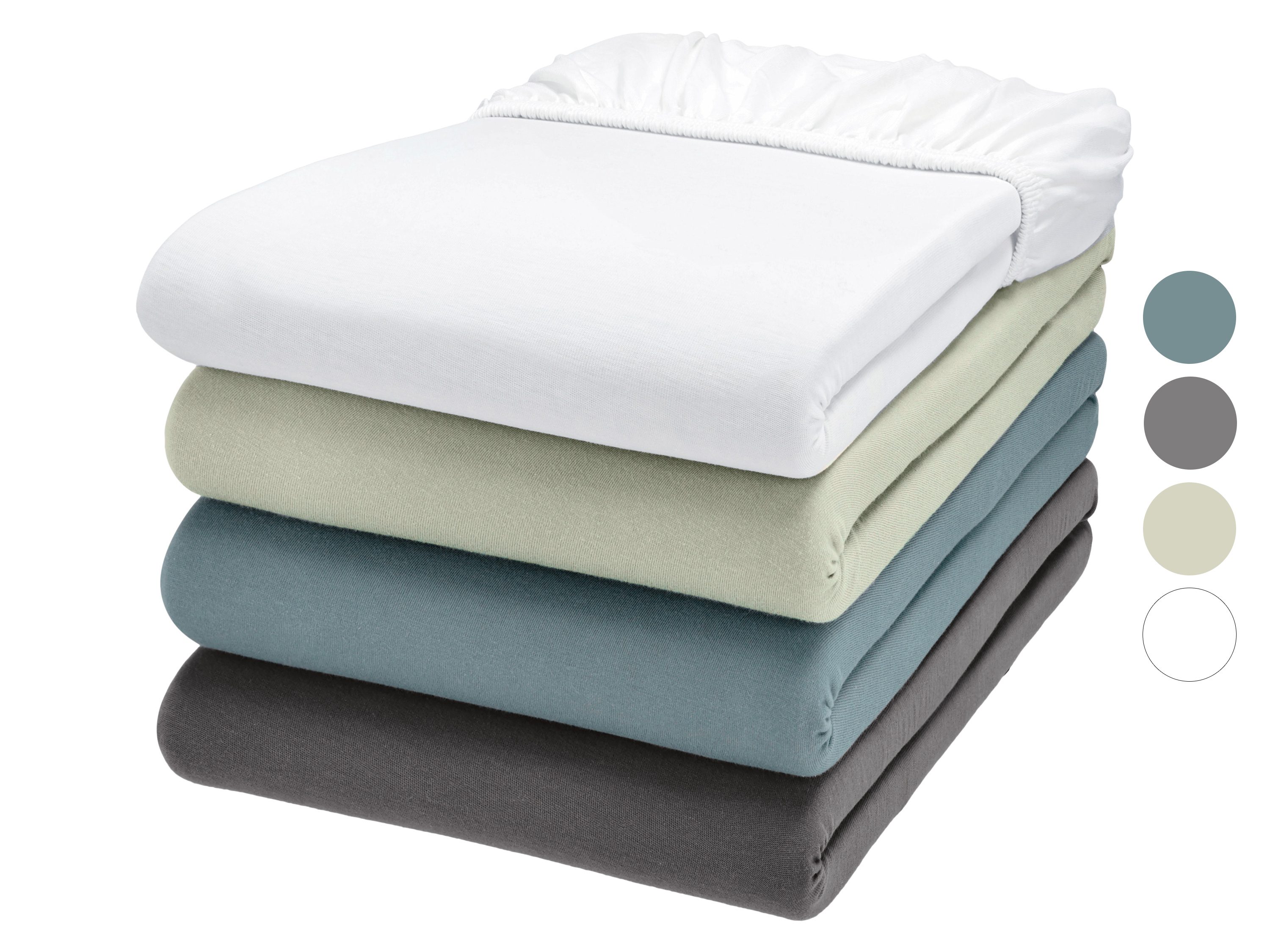 LIVARNO® Prześcieradło z dżerseju z gumką na materac typu boxspring, 90-100 x 200 cm