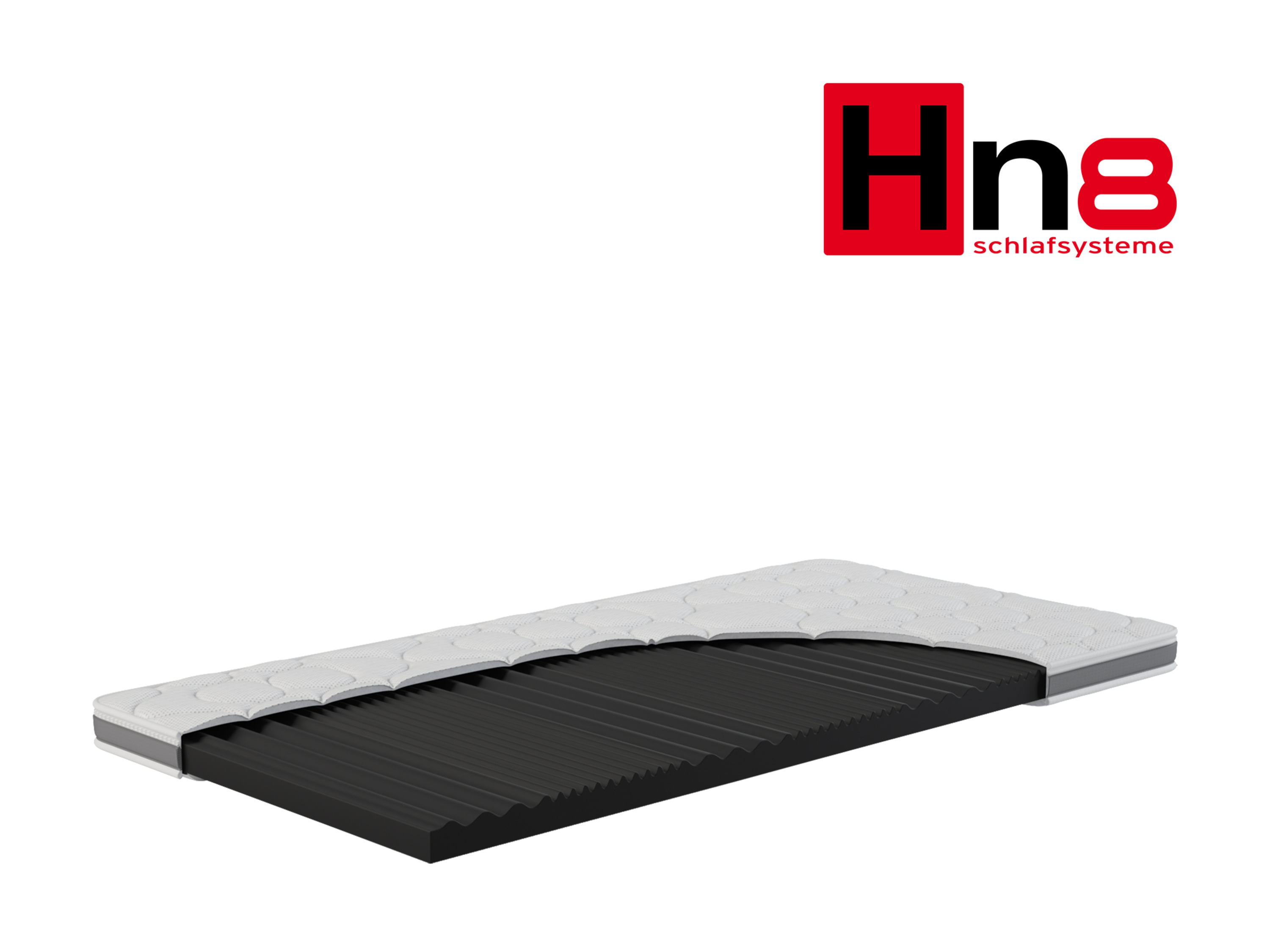 HN8 SCHLAFSYSTEME Topper z pianki żelowej 7-strefowy  Dynamic Soft Comfort (200 x 200 cm)