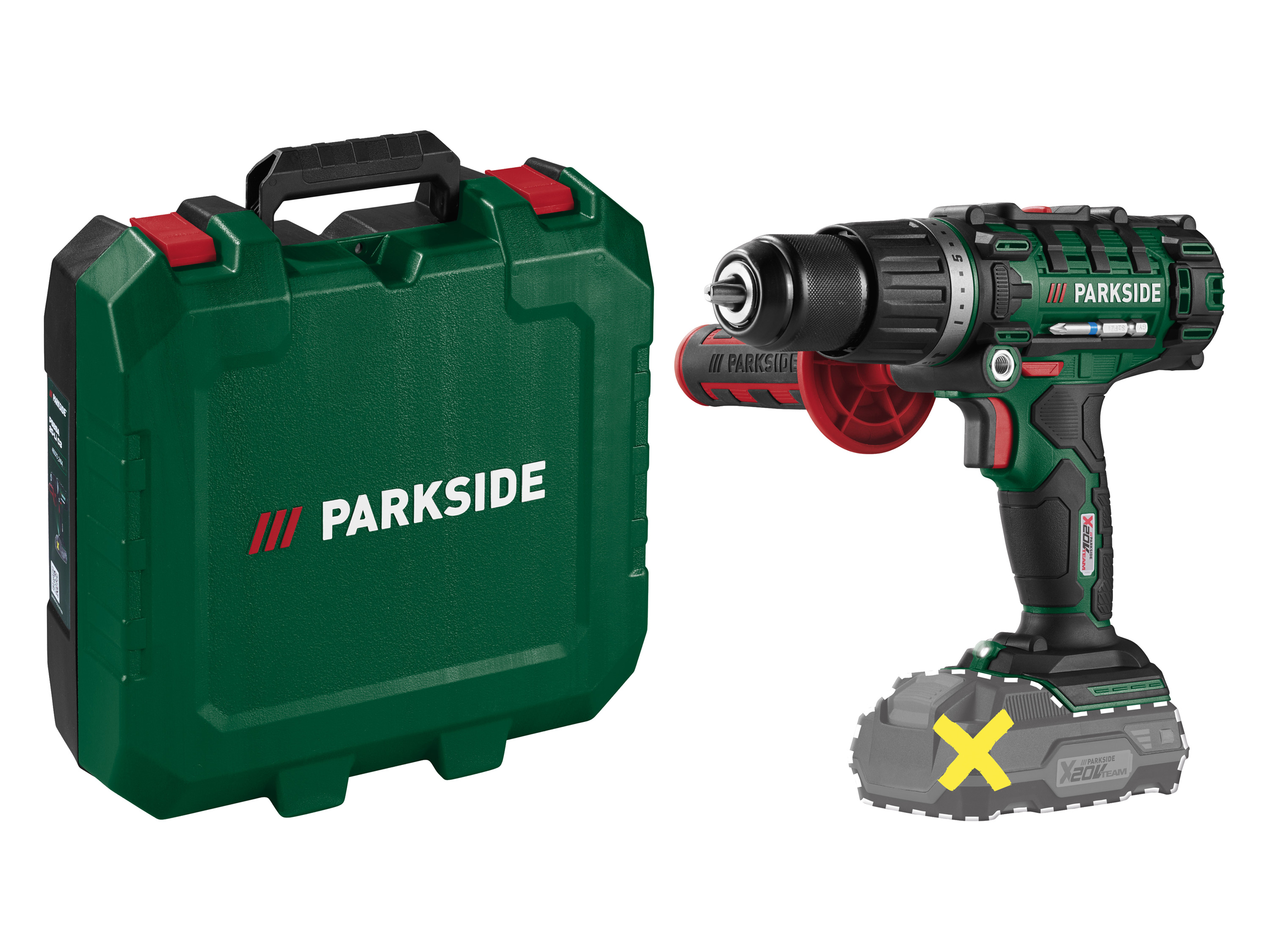PARKSIDE® Akumulatorowa wiertarkowkrętarka udarowa 20 V, PSBSA 20-Li E4, (bez akumulatora i ładowarki)