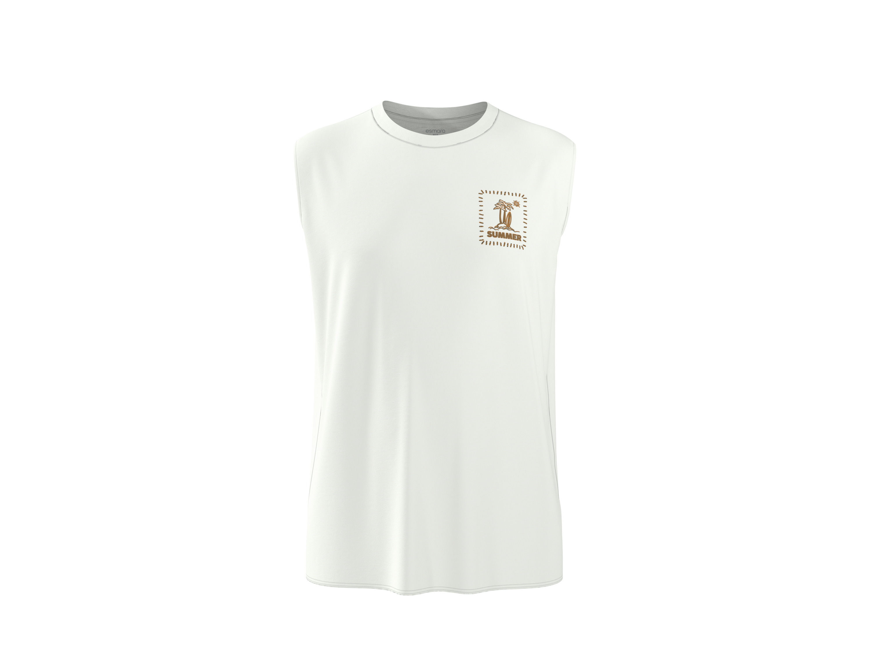 ESMARA® Tank top męski z bawełny 