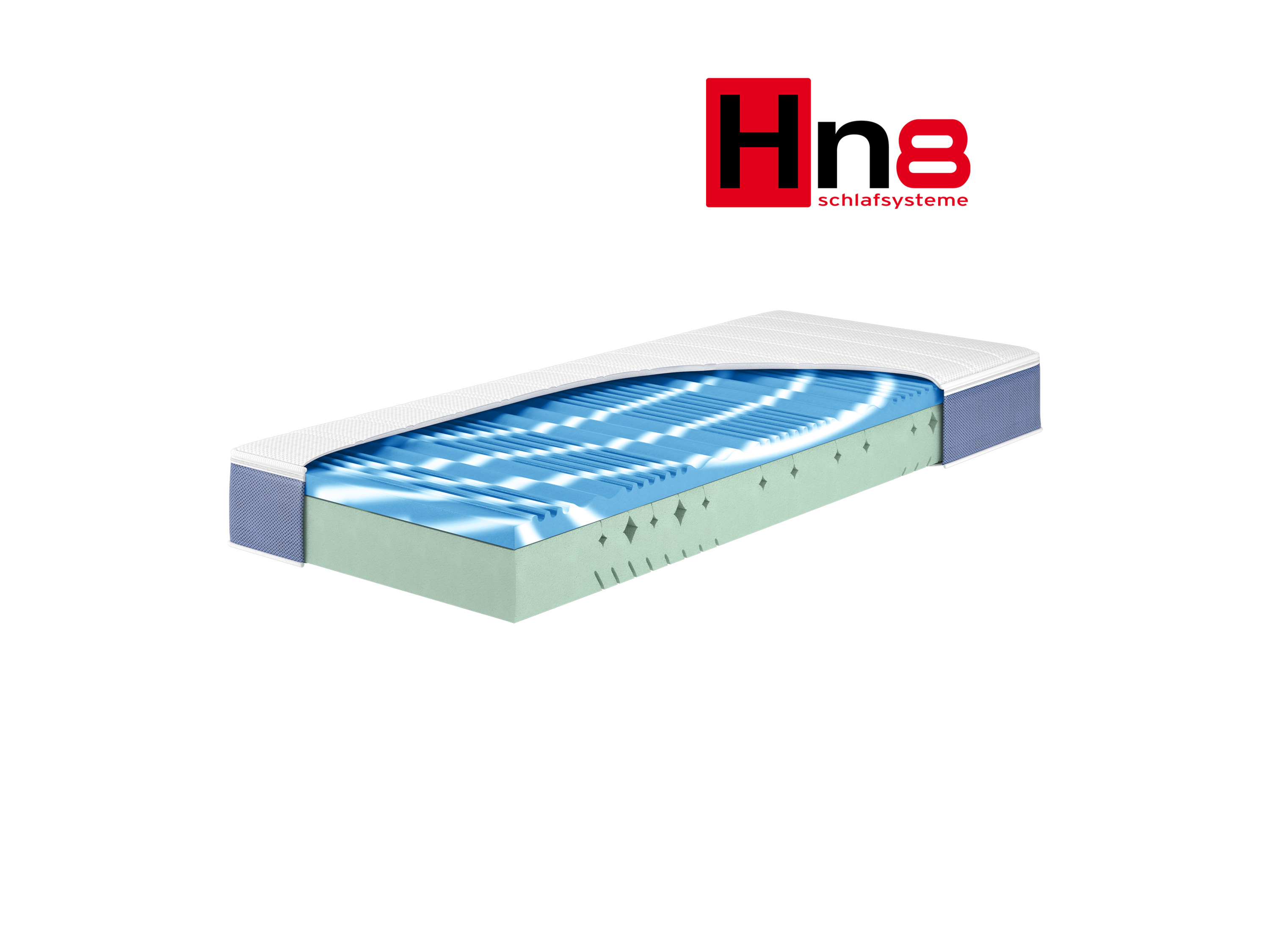 HN8 SCHLAFSYSTEME Geltouch-Topper (H2, 160 x 200 cm)